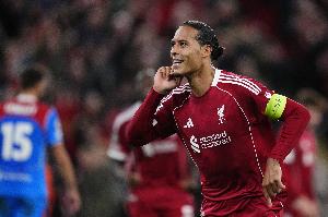 范戴克：皇马过去15场赢了14场实力很强，我们完美执行了比赛计划