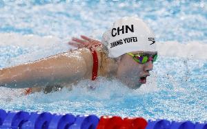 200米蝶泳第三！张雨霏：它只能代表我的下限，不会比这个慢了