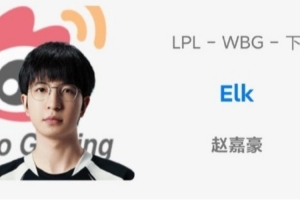 OBGG显示：BLG下路选手Elk加入WBG