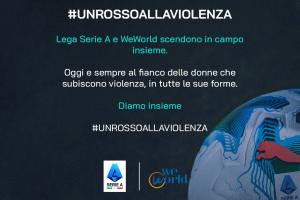 向暴力说不！支持公益活动，本轮意甲所有球员脸颊涂上一抹油彩