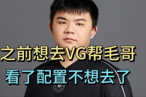 真相扎心XinQ：之前想去VG帮毛哥，看了配置后不是很想去了