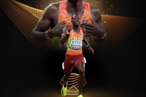 世锦赛夺冠！官方：肯尼亚选手万永伊当选年度最佳男子径赛运动员