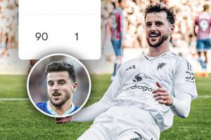 ESPN：芒特在对阵水晶宫的比赛中，首次为曼联踢满了90分钟