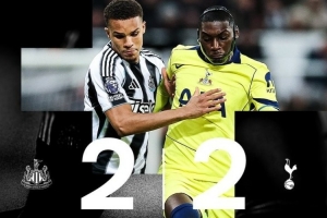 此前11胜5负！纽卡斯尔在2025年的英超主场比赛首次出现平局