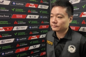 丁俊晖谈对阵特鲁姆普：没有比这更难的比赛了，只能一杆一杆去打