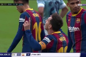 梅西巴萨生涯的最后一球！用了最不擅长的头球方式破门！