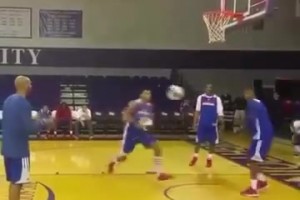 KD主持能力不错啊！CC：选秀时也想过去火箭，没人想去克利夫兰！