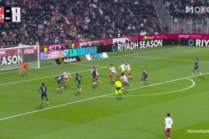 皇马1-1扳平！维尼修斯左路强突造点，姆巴佩主罚命中