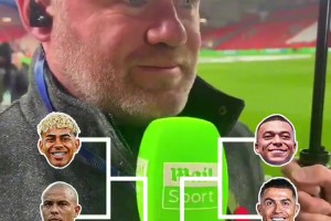 大罗力压梅西和内马尔！鲁尼：大罗是有史以来最好的金童！