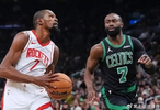火箭三巨头轰59分打崩绿军，角色球员集体爆发，杜兰特率队剑指总冠军